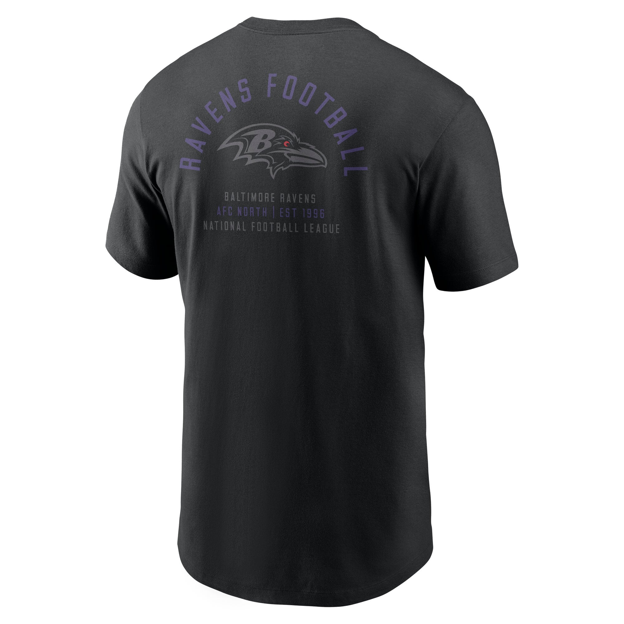 Men's Nike Black Baltimore Ravens Split Logo T-Shirt