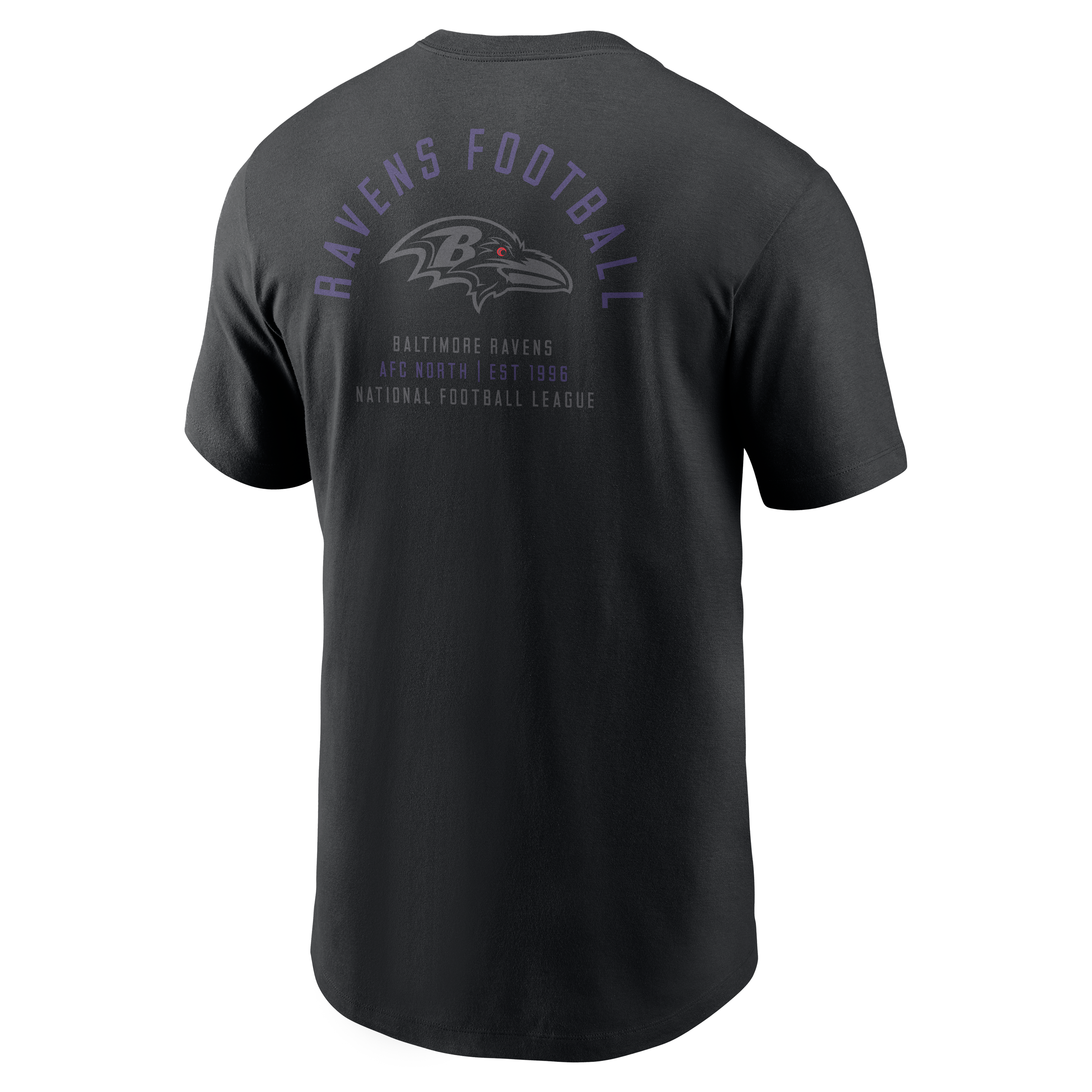 Men's Nike Black Baltimore Ravens Split Logo T-Shirt