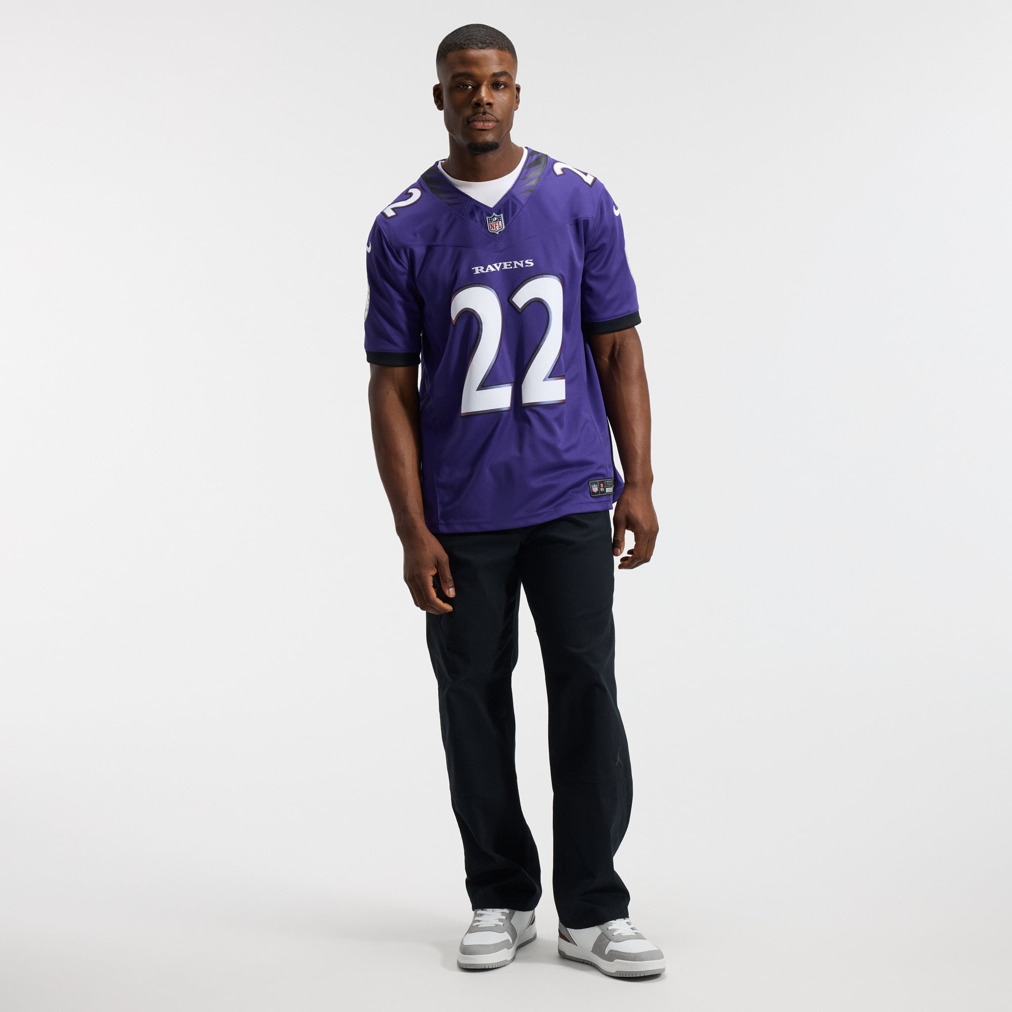 Men's Nike Derrick Henry Purple Baltimore Ravens Team Vapor F.U.S.E. Stitched Limited Jersey