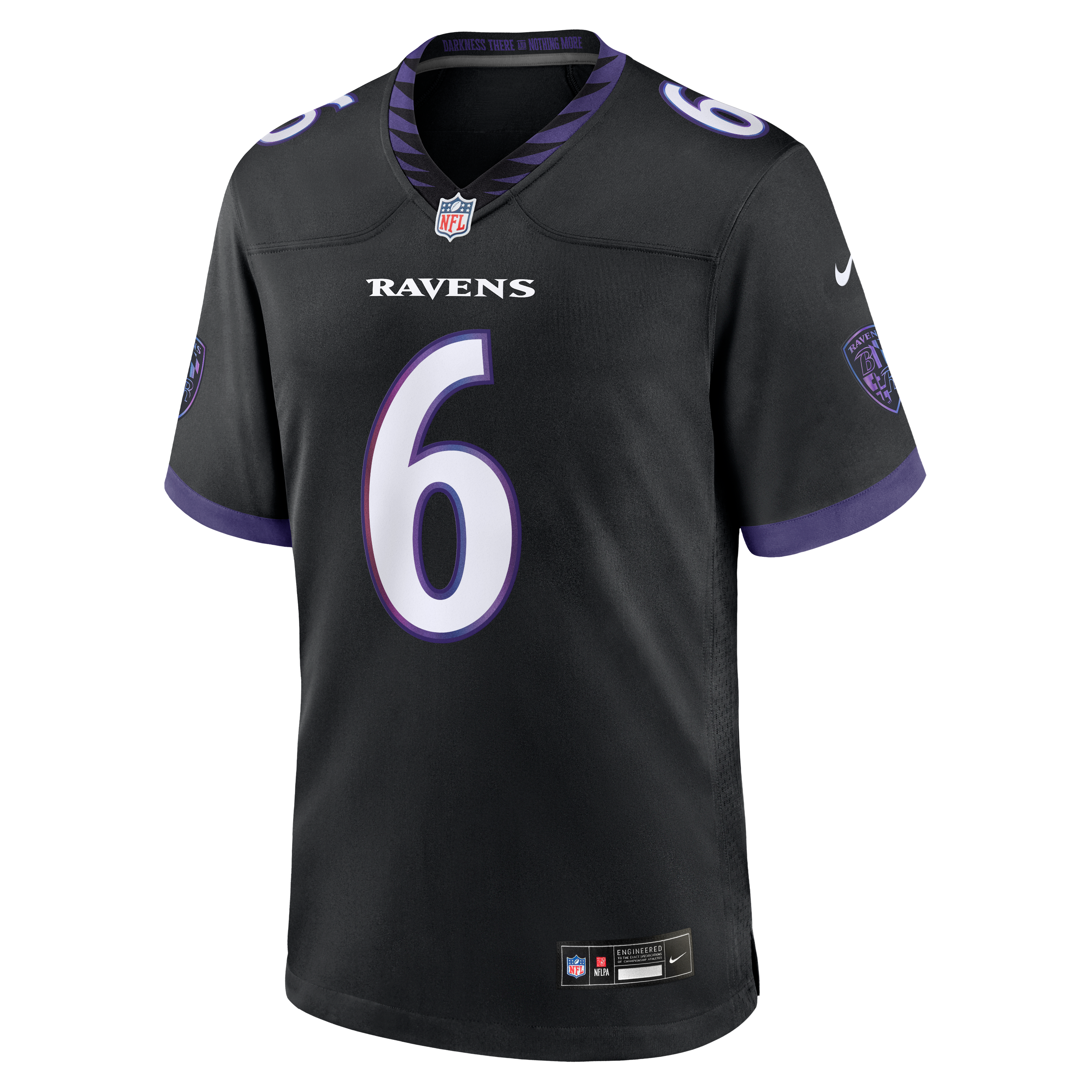 Men's Nike Ja'Kobi Lane Purple Baltimore Ravens Alternate Game Jersey