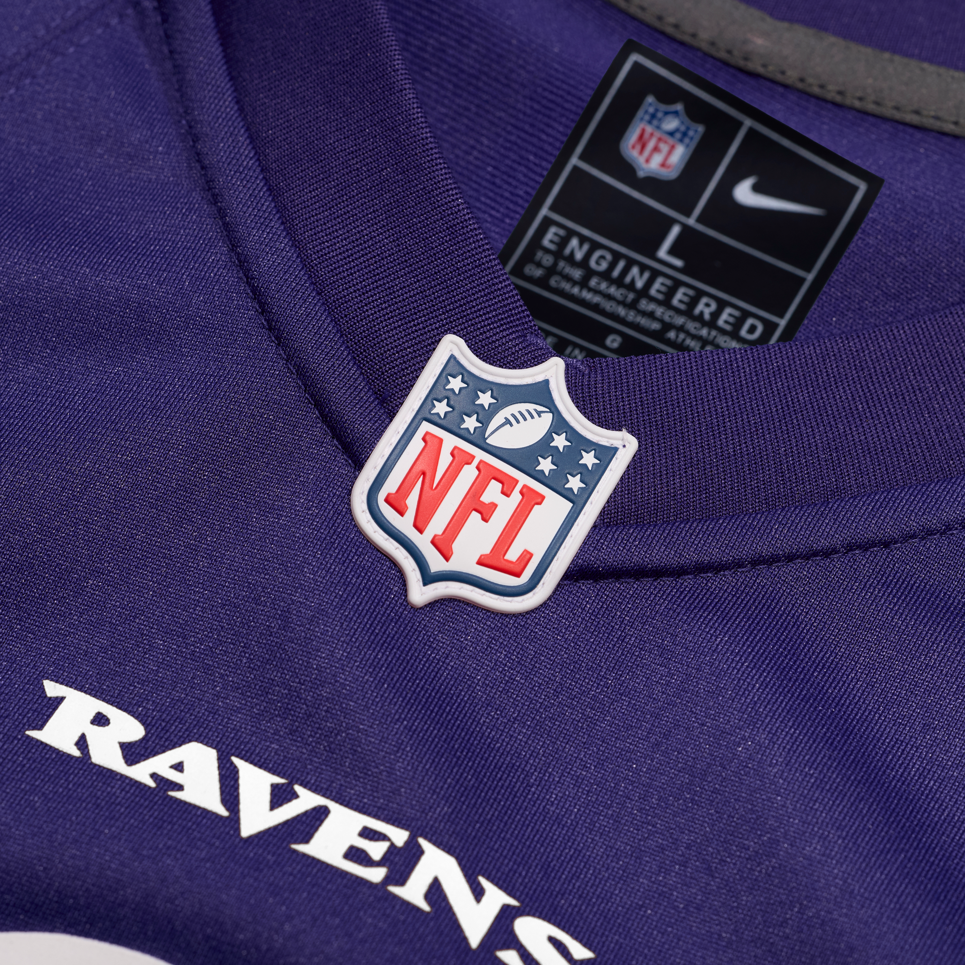 Men's Nike Jamal Lewis Purple Baltimore Ravens Game Retired Player Jersey