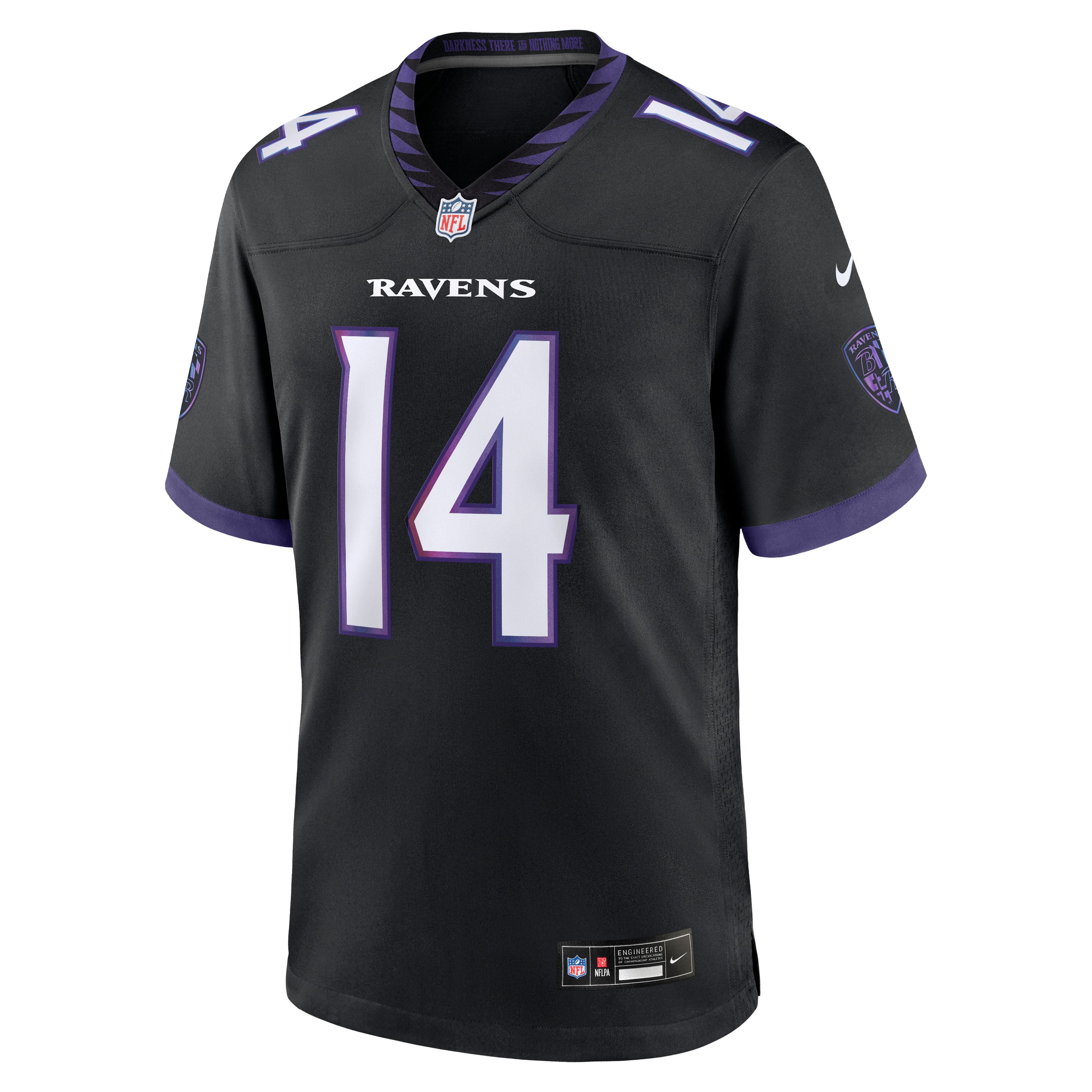 Men's Nike Kyle Hamilton Purple Baltimore Ravens Alternate Game Jersey