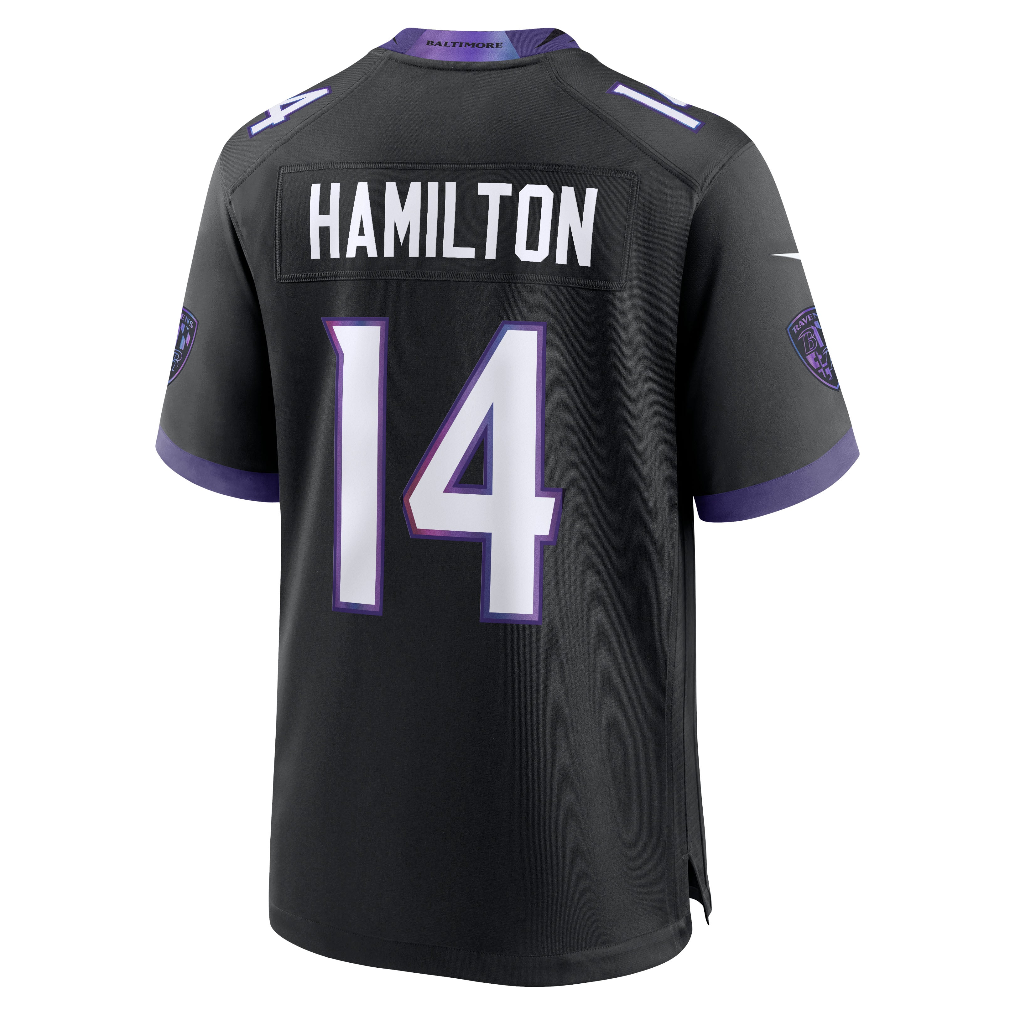Men's Nike Kyle Hamilton Purple Baltimore Ravens Alternate Game Jersey
