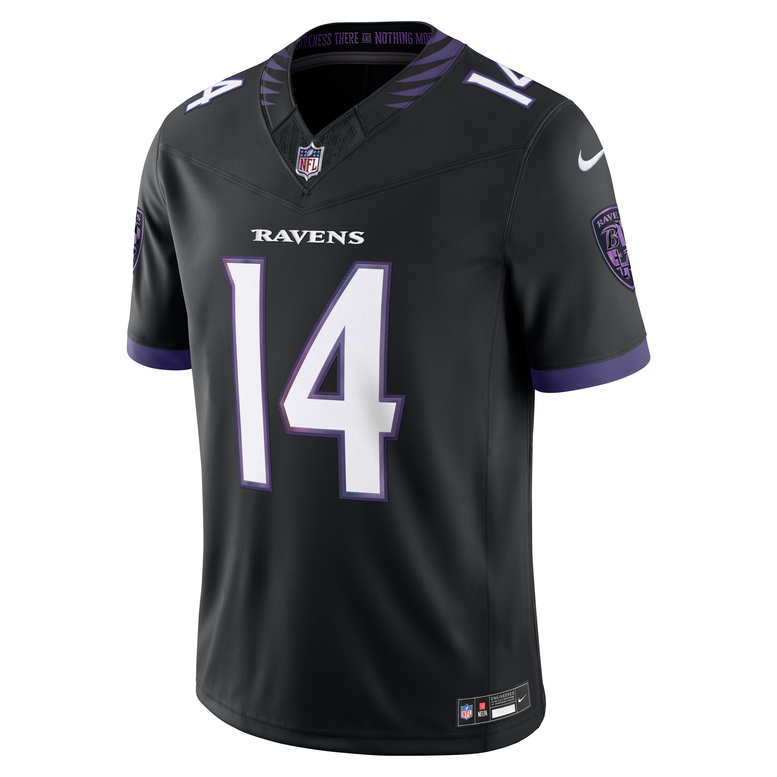 Maillot Nike Kyle Hamilton violet Baltimore Ravens Team Vapor F.U.S.E. édition limitée cousue pour homme
