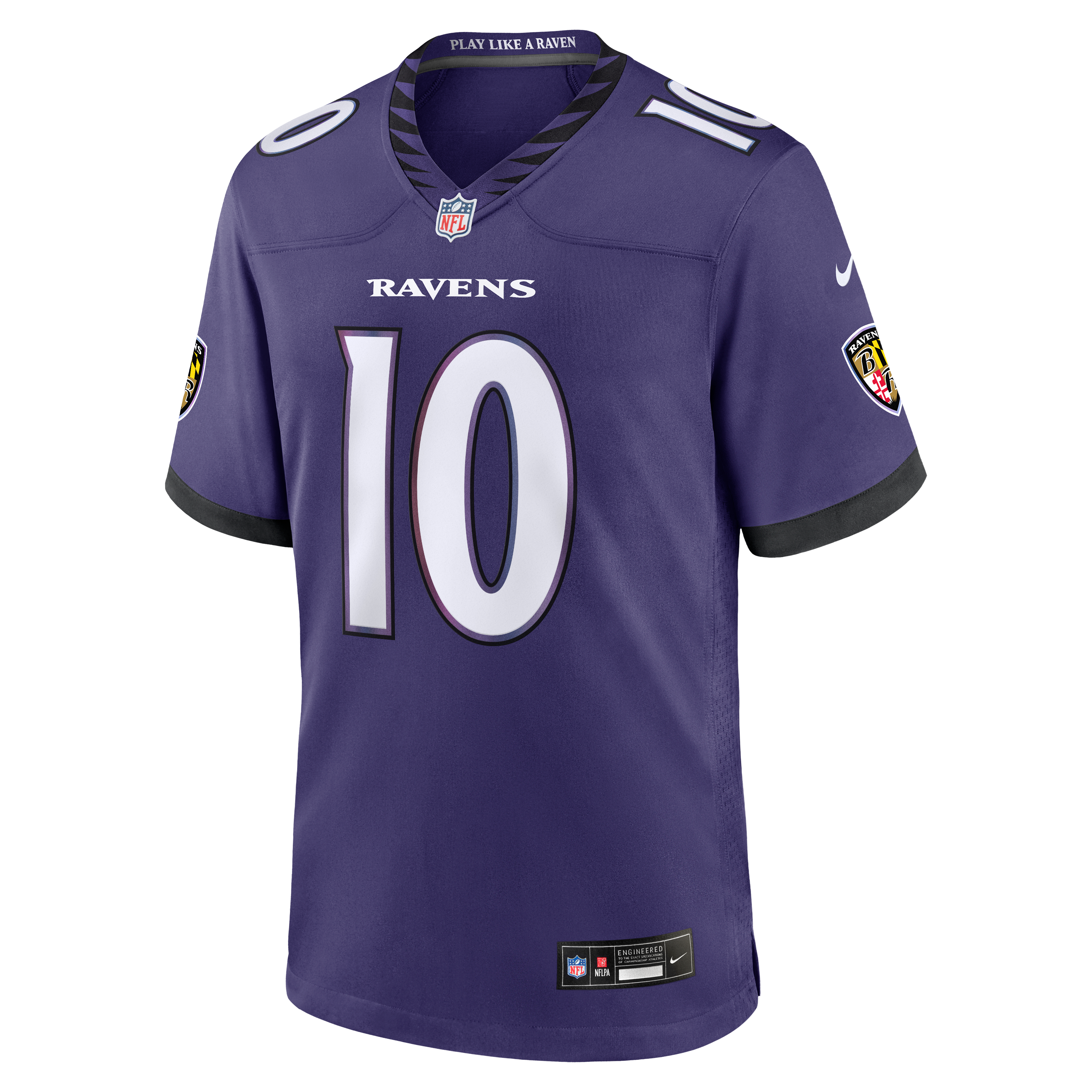Men's Nike LaJohntay Wester Purple Baltimore Ravens Team Game Jersey