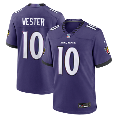 LaJohntay Wester Baltimore Ravens Nike Team Game Jersey - Purple