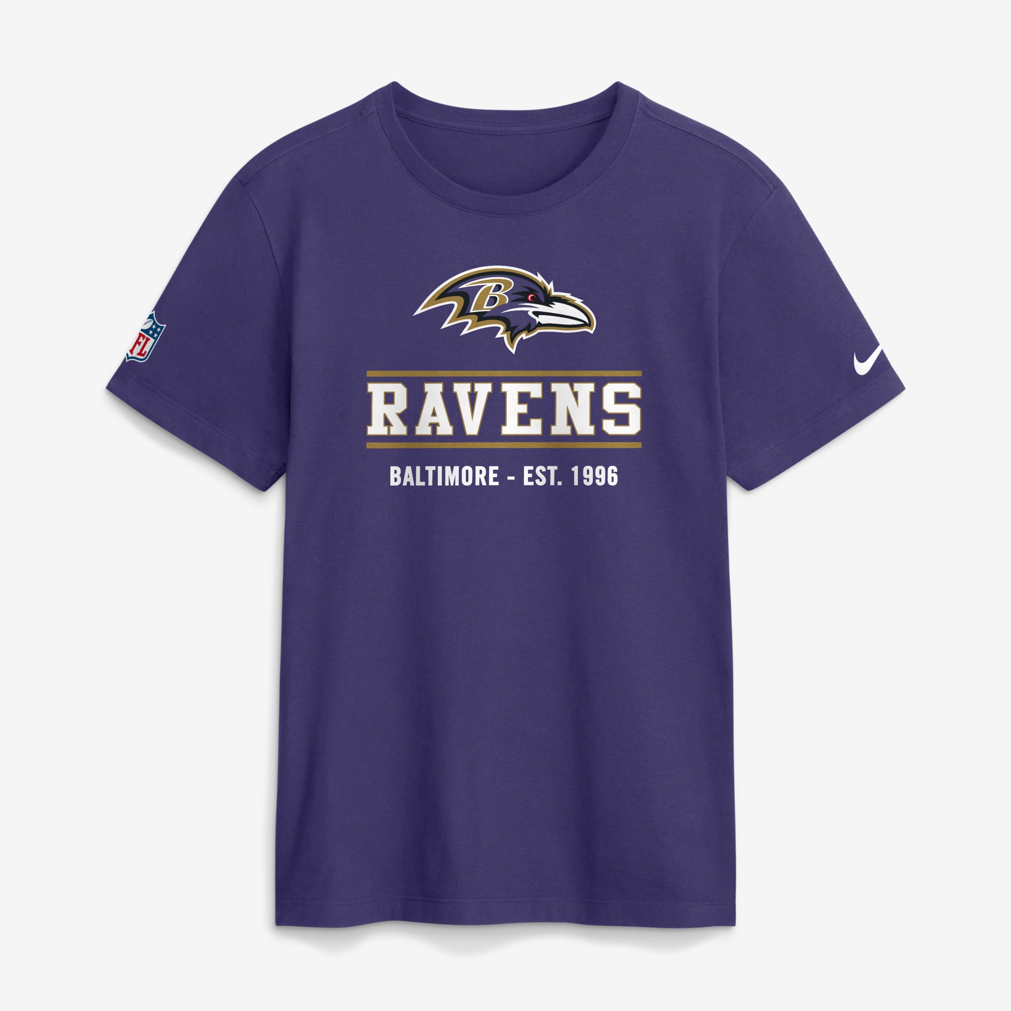 Men's Nike Purple Baltimore Ravens Sideline Alternate Final Sprint Dri-FIT T-Shirt