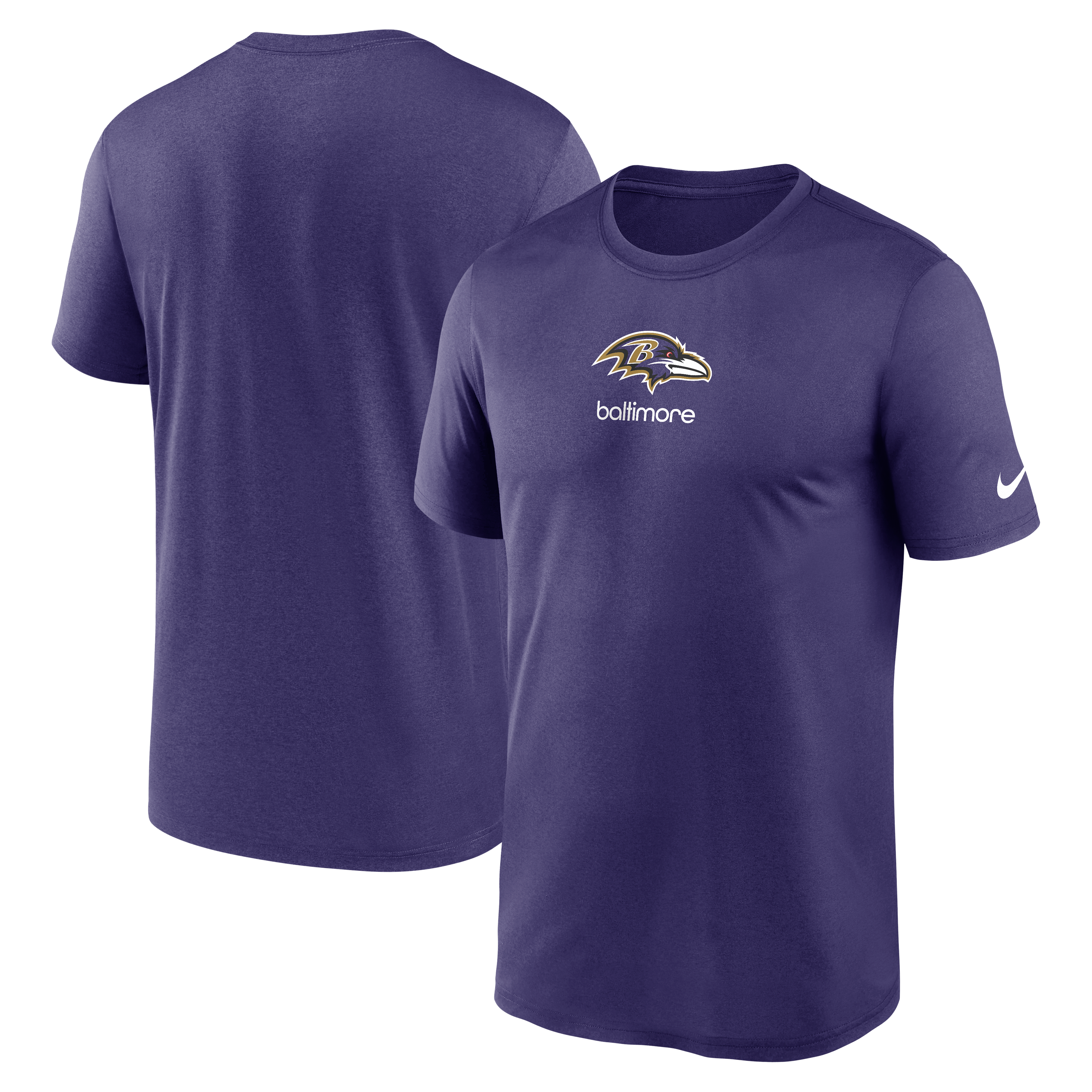 T-shirt Nike Legend Dri-FIT violet Baltimore Ravens pour homme