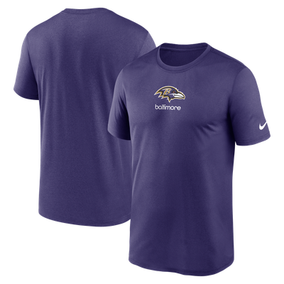  Baltimore Ravens Nike Sign Tee Legend Dri-FIT T-Shirt - Purple