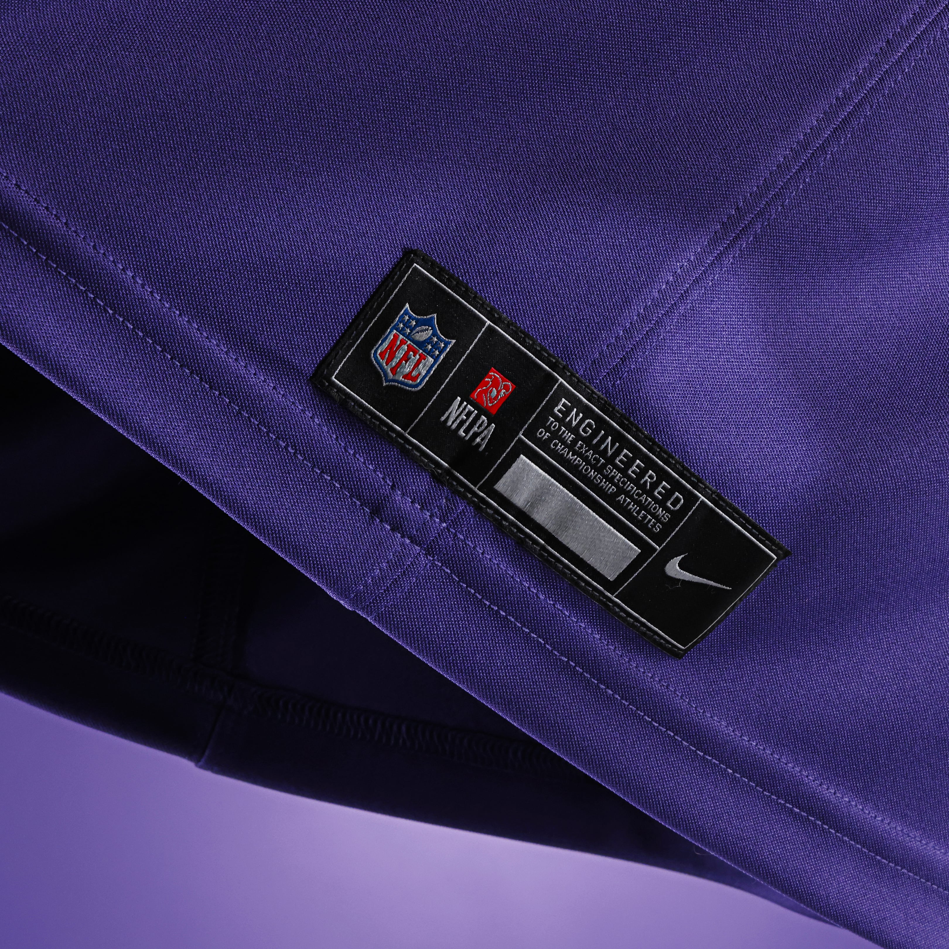 Maillot Nike Roquan Smith violet Baltimore Ravens Team Vapor F.U.S.E. Stitched Limited pour homme