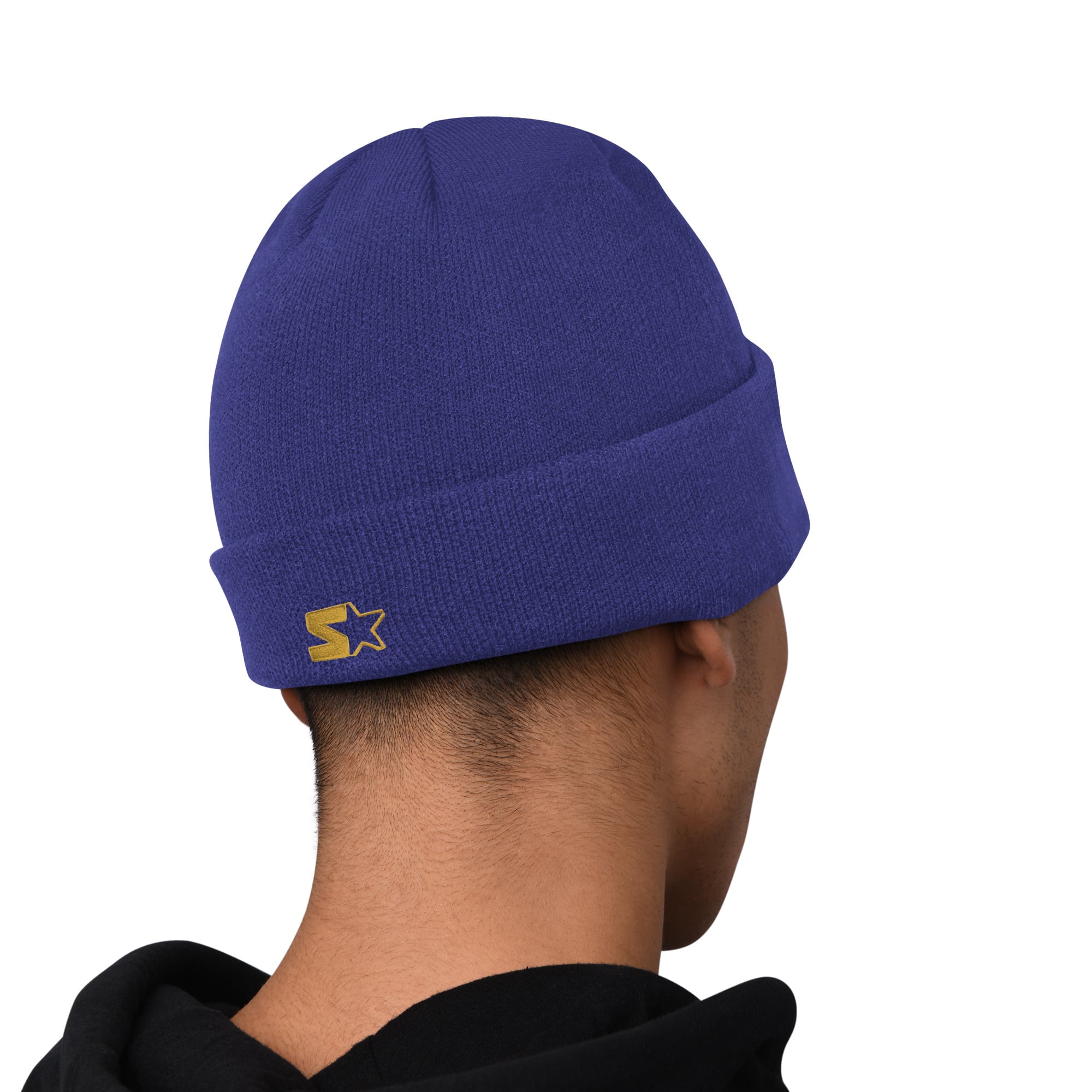 Men's Starter Purple Baltimore Ravens Hoodie and Cuffed Knit Hat Combo Pack