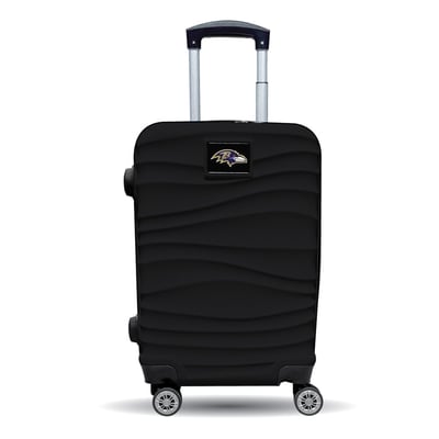 Baltimore Ravens MOJO Black Color Blitz Carry-On Hardcase Spinner Luggage
