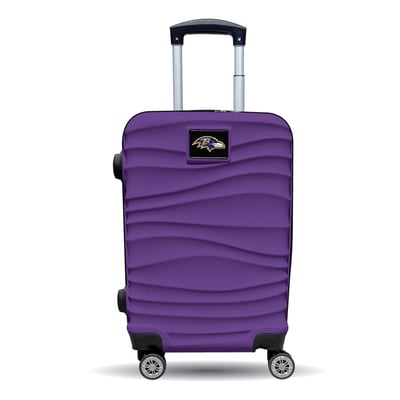 Baltimore Ravens MOJO Purple Color Blitz Carry-On Hardcase Spinner Luggage
