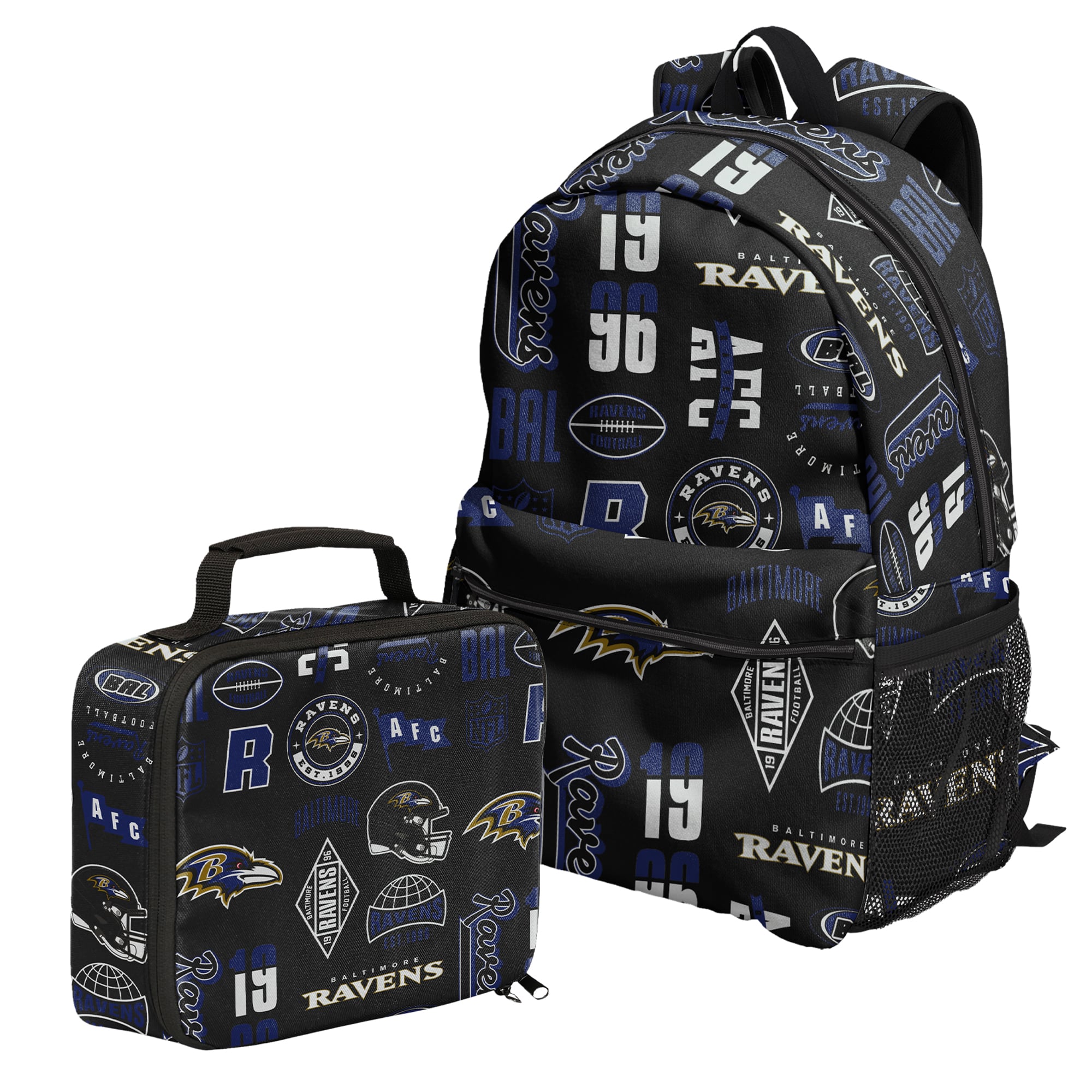 Outerstuff Baltimore Ravens Backpack and Lunchbox Set
