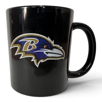 Baltimore Ravens Pegasus 11oz. Team Logo Ceramic Mug
