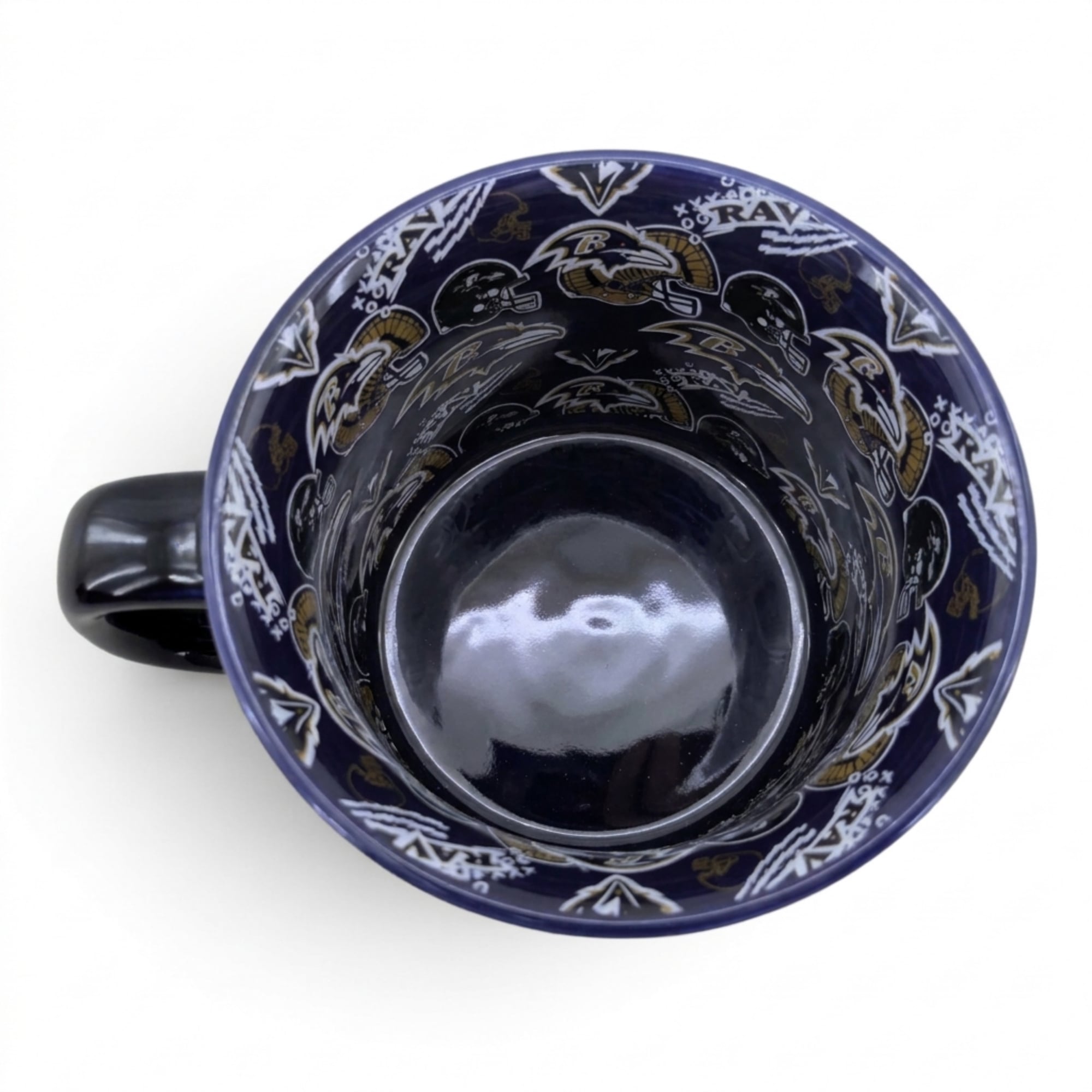 Mug Pegasus Baltimore Ravens 17 oz (500 ml) à l'envers