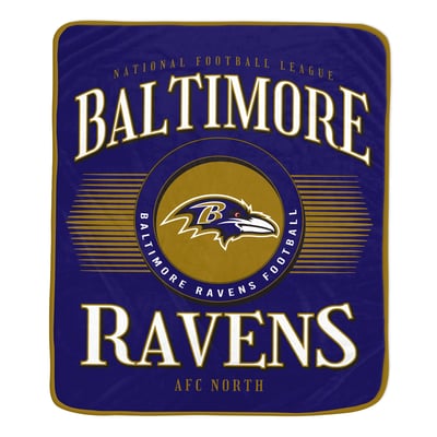 Baltimore Ravens Pegasus Spotlight Arch 60" x 70" Ultra Soft Throw Blanket