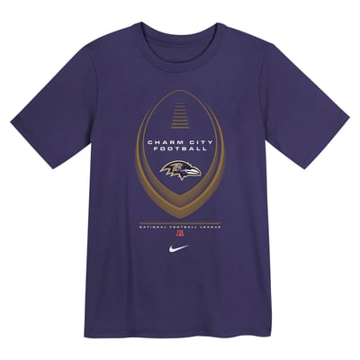 Baltimore Ravens Nike Preschool Legend Icon T-Shirt - Purple