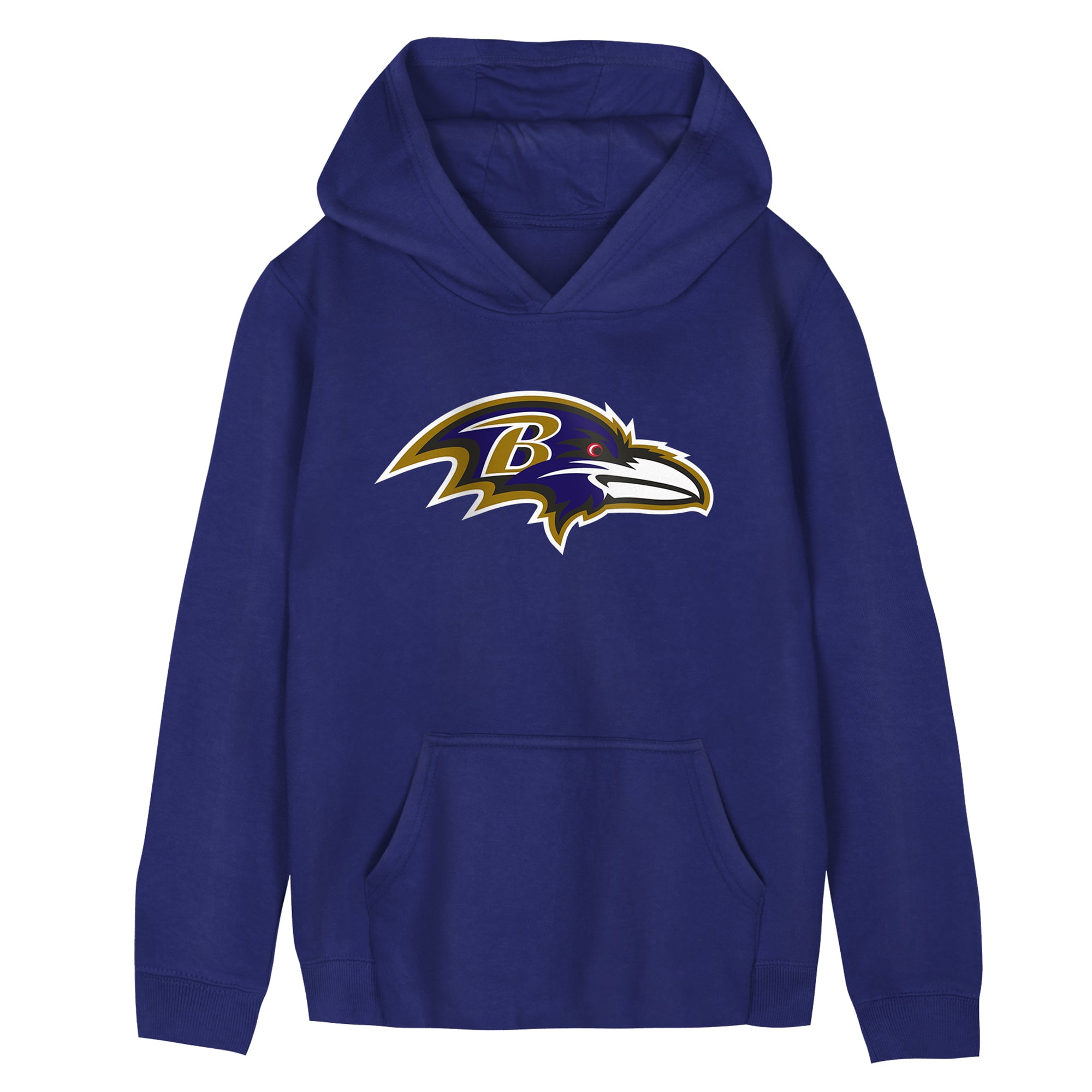 Preschool Outerstuff Purple Baltimore Ravens Primary Logo Fleece Hoodie