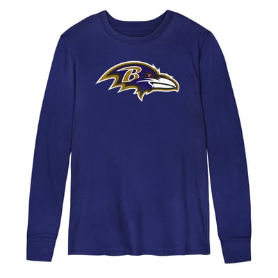 Baltimore Ravens Outerstuff Preschool Primary Logo Long Sleeve T-Shirt - Purple