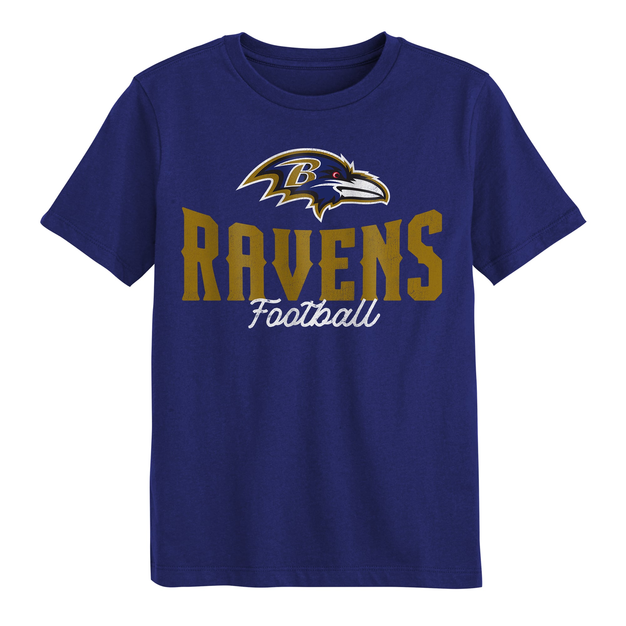 T-shirt violet Baltimore Ravens pour enfants d'âge préscolaire