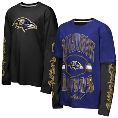  Baltimore Ravens Outerstuff Preschool Motion Combo Set  - Purple/Black