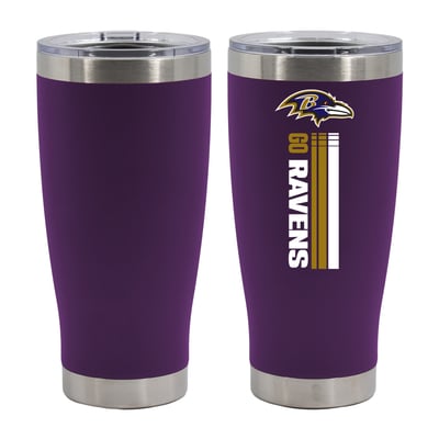 Baltimore Ravens The Memory Company Let's Go 20oz. Stainless Steel Tumbler