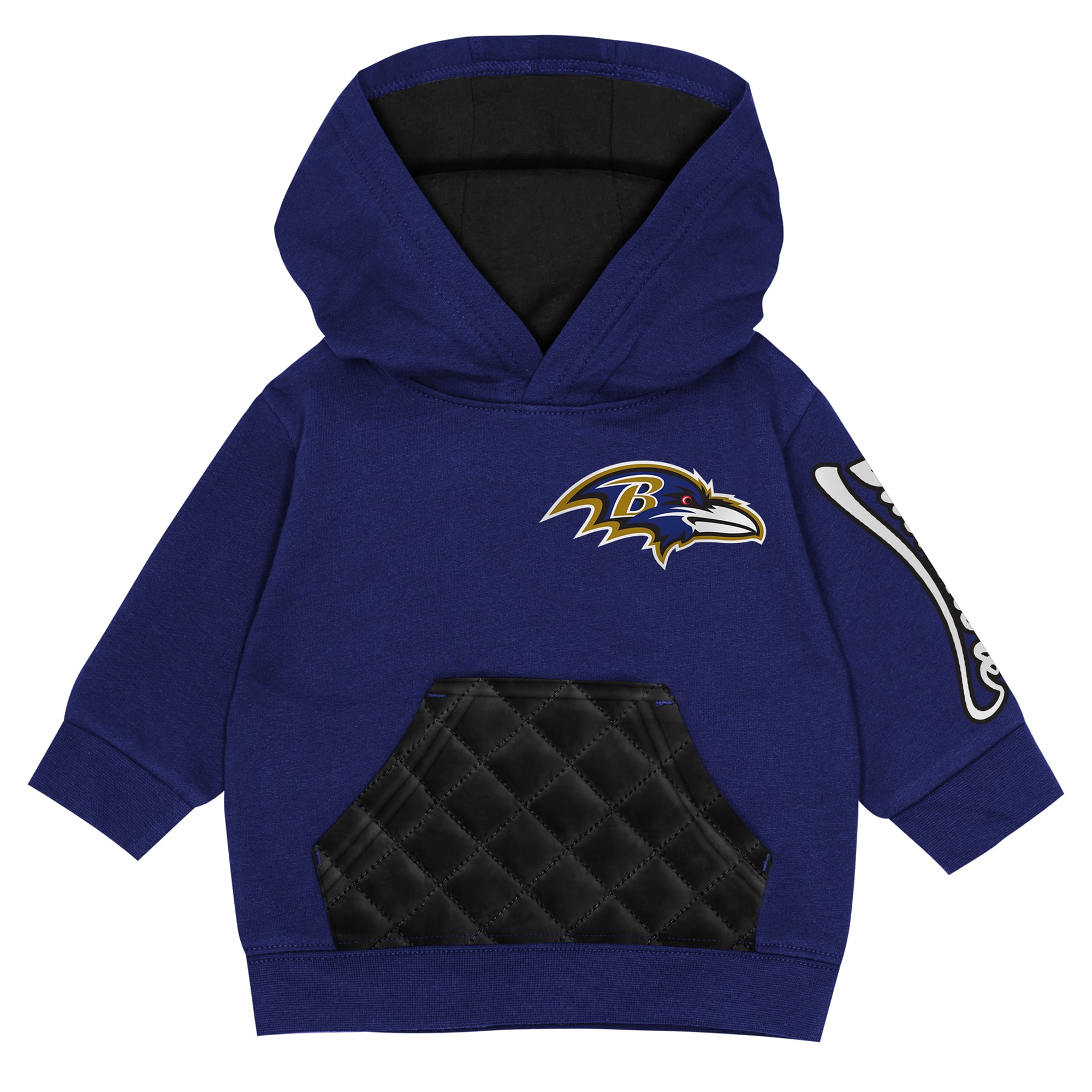 Toddler Outerstuff Purple Baltimore Ravens Drive Stopper Hoodie & Pants Fleece Set