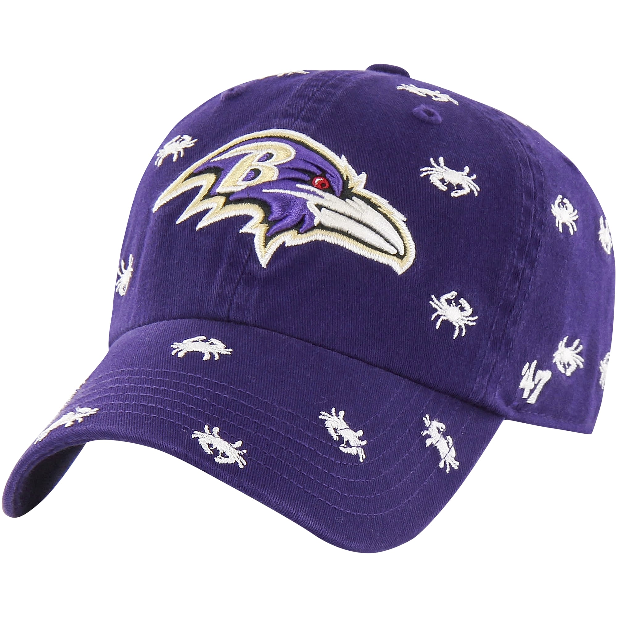 Unisex '47 Baltimore Ravens Confetti Clean Up Adjustable Hat
