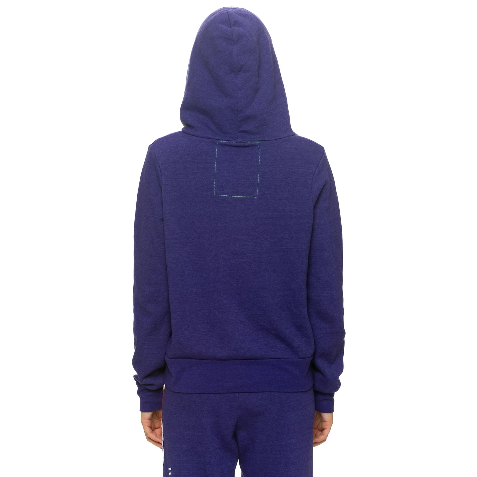Sweat à capuche unisexe Aviator Nation violet Baltimore Ravens en mélange de trois matières, fermeture éclair intégrale