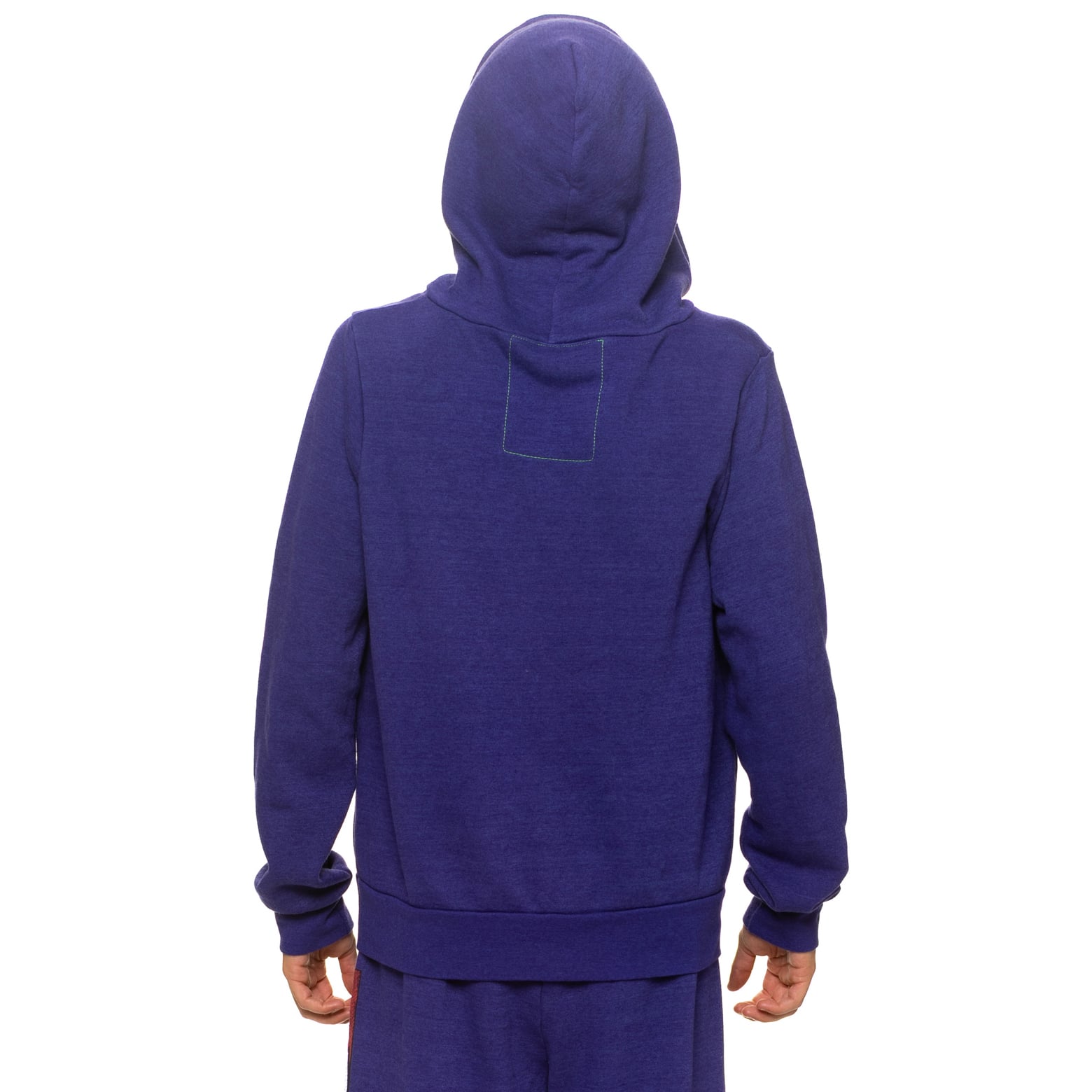 Sweat à capuche unisexe Aviator Nation violet Baltimore Ravens en mélange de trois matières, fermeture éclair intégrale