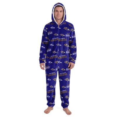 Baltimore Ravens Concepts Sport Unisex Sidekick Union Suit - Purple
