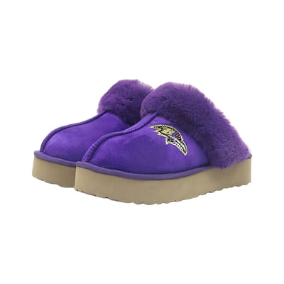  Baltimore Ravens FABGATING by Cuce Unisex Team Color Slipper Boots - Purple