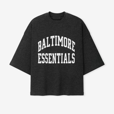 Baltimore Ravens Fear of God x NFL Unisex Merch T-Shirt - Dark Heather Gray