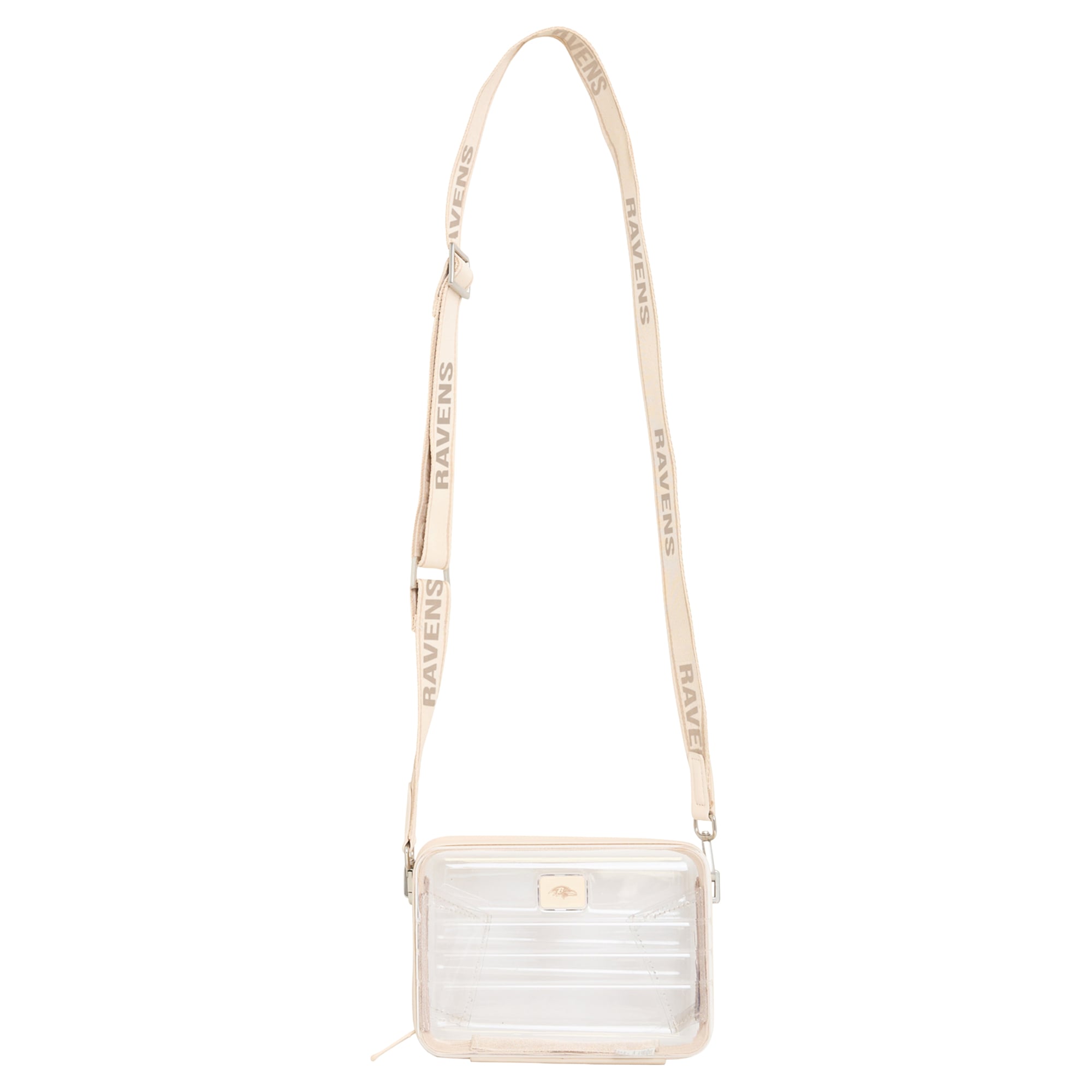 WEAR by Erin Andrews Baltimore Ravens Hard Case Clear Crossbody Bag