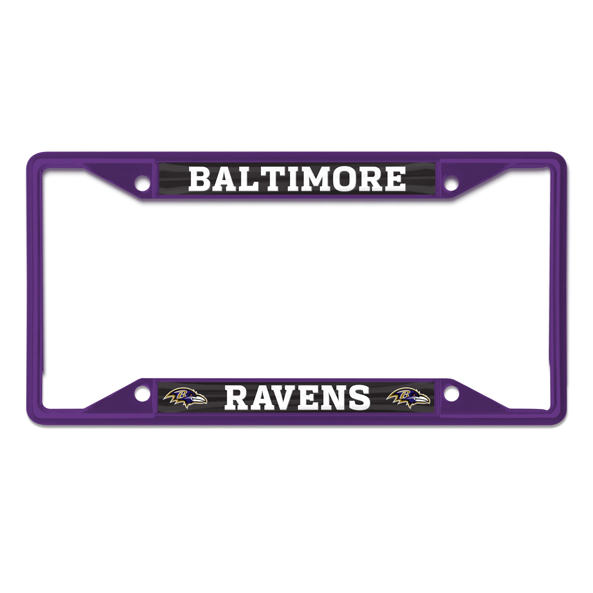 WinCraft Baltimore Ravens Chrome Cadre de plaque d'immatriculation