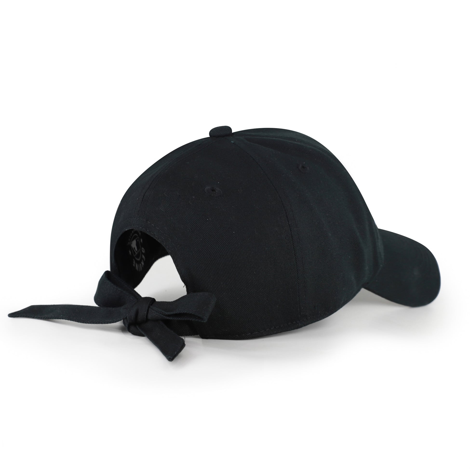 Women's '47 Black Baltimore Ravens Bow Back Clean Up Adjustable Hat
