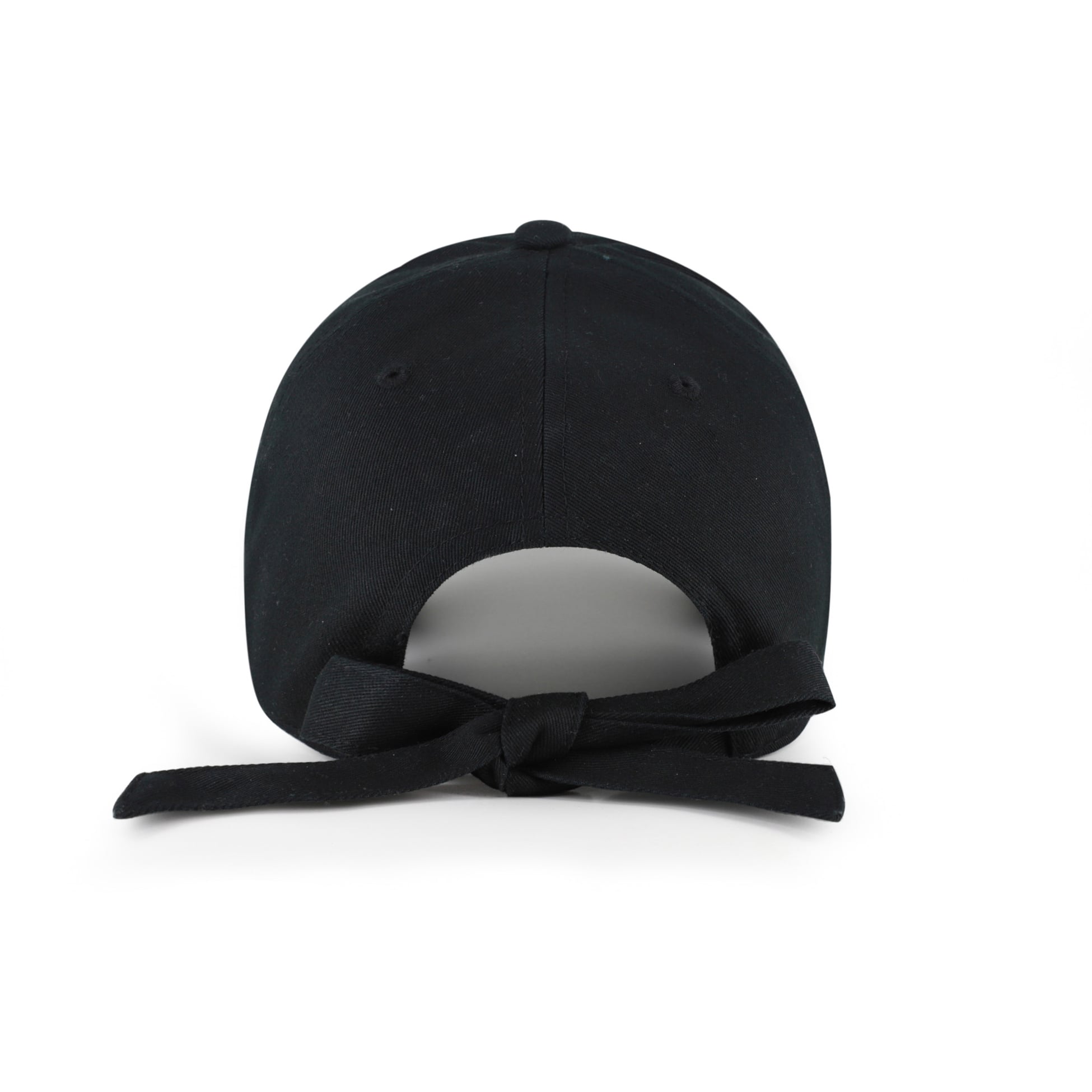 Women's '47 Black Baltimore Ravens Bow Back Clean Up Adjustable Hat
