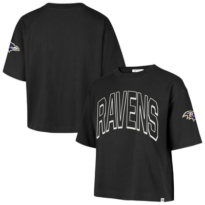 Baltimore Ravens '47 Women's Call Out Reed City T-Shirt - Black
