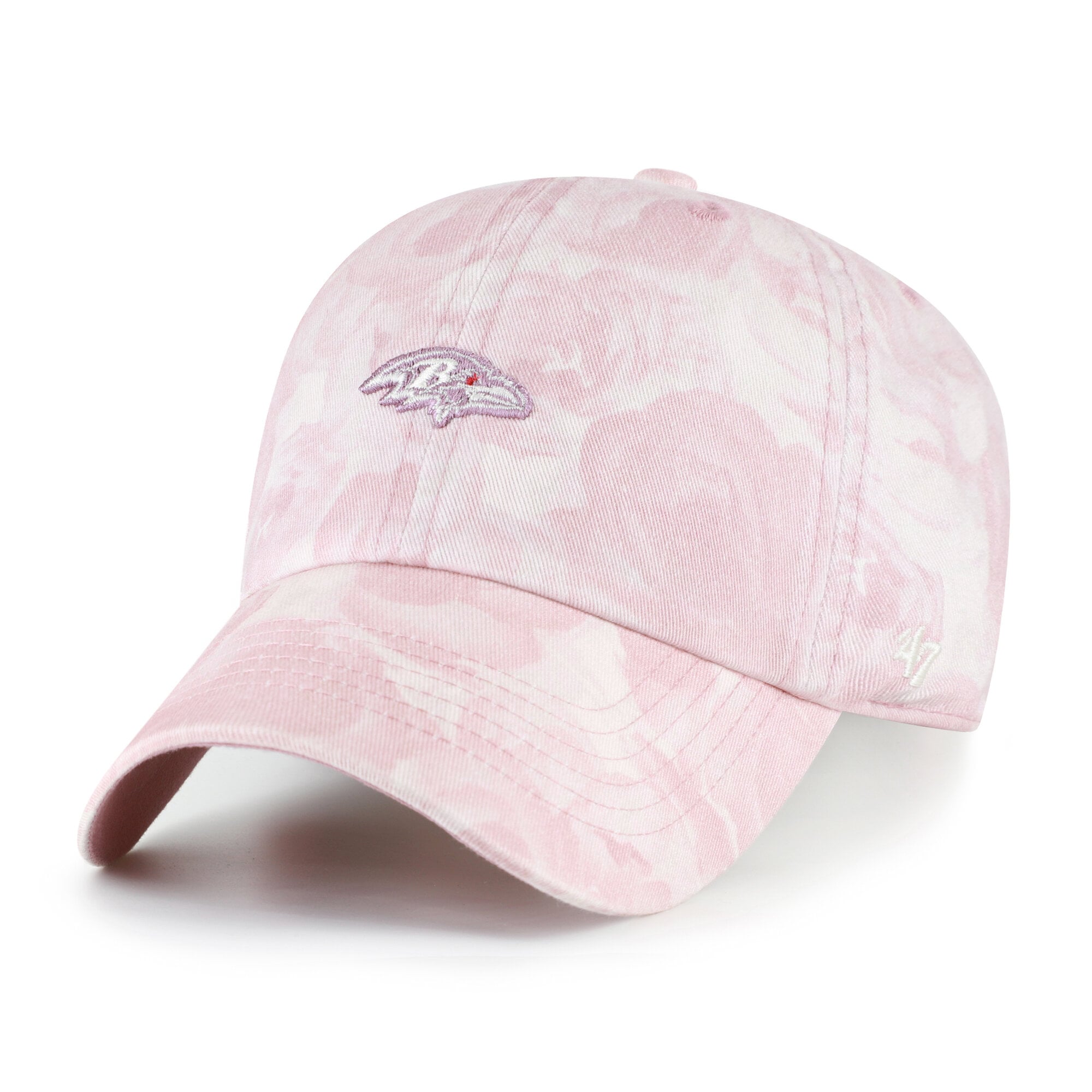 Women's '47 Pink Baltimore Ravens Gardenia Clean Up Adjustable Hat