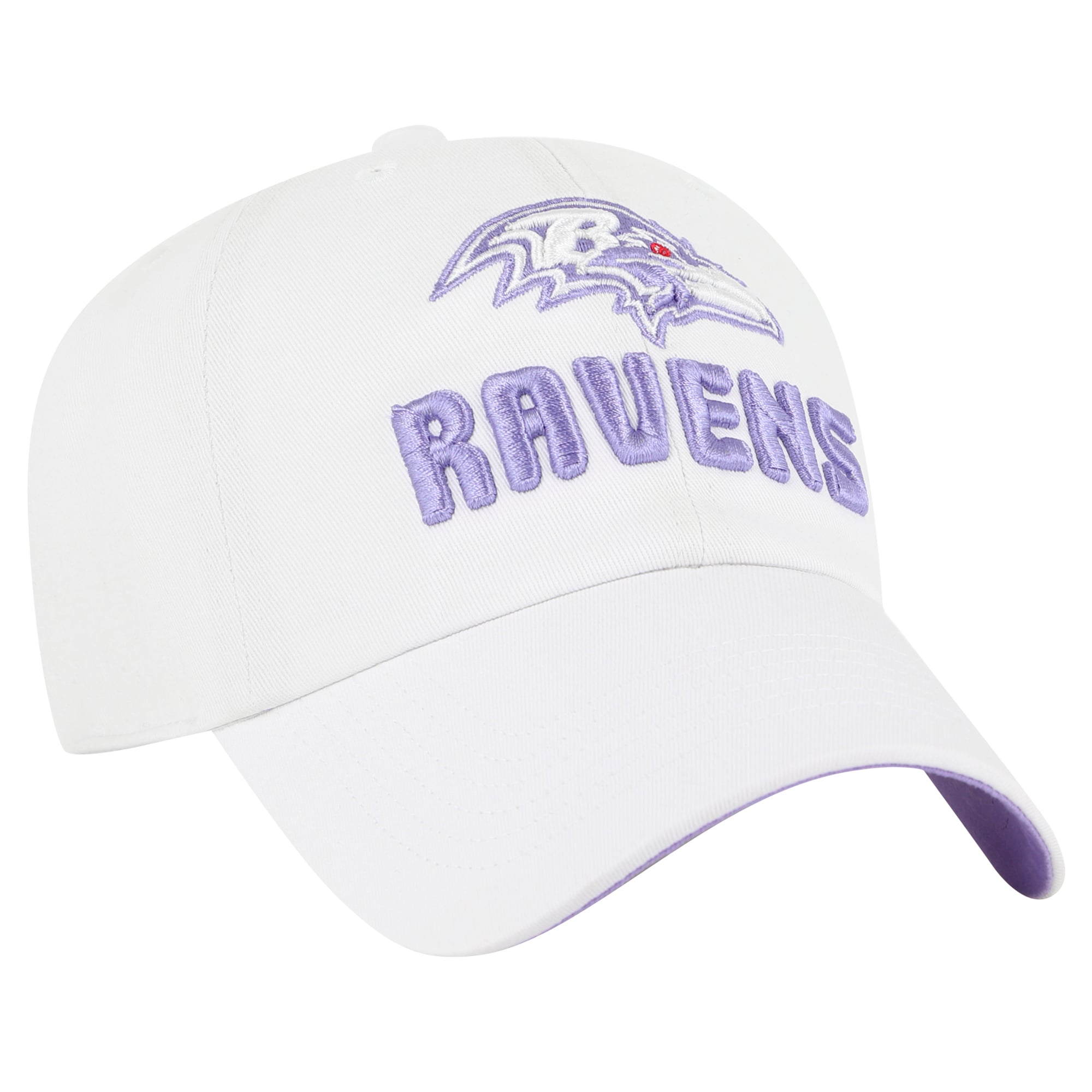 Casquette ajustable Luminace Clean Up des Baltimore Ravens '47 blanche pour femme