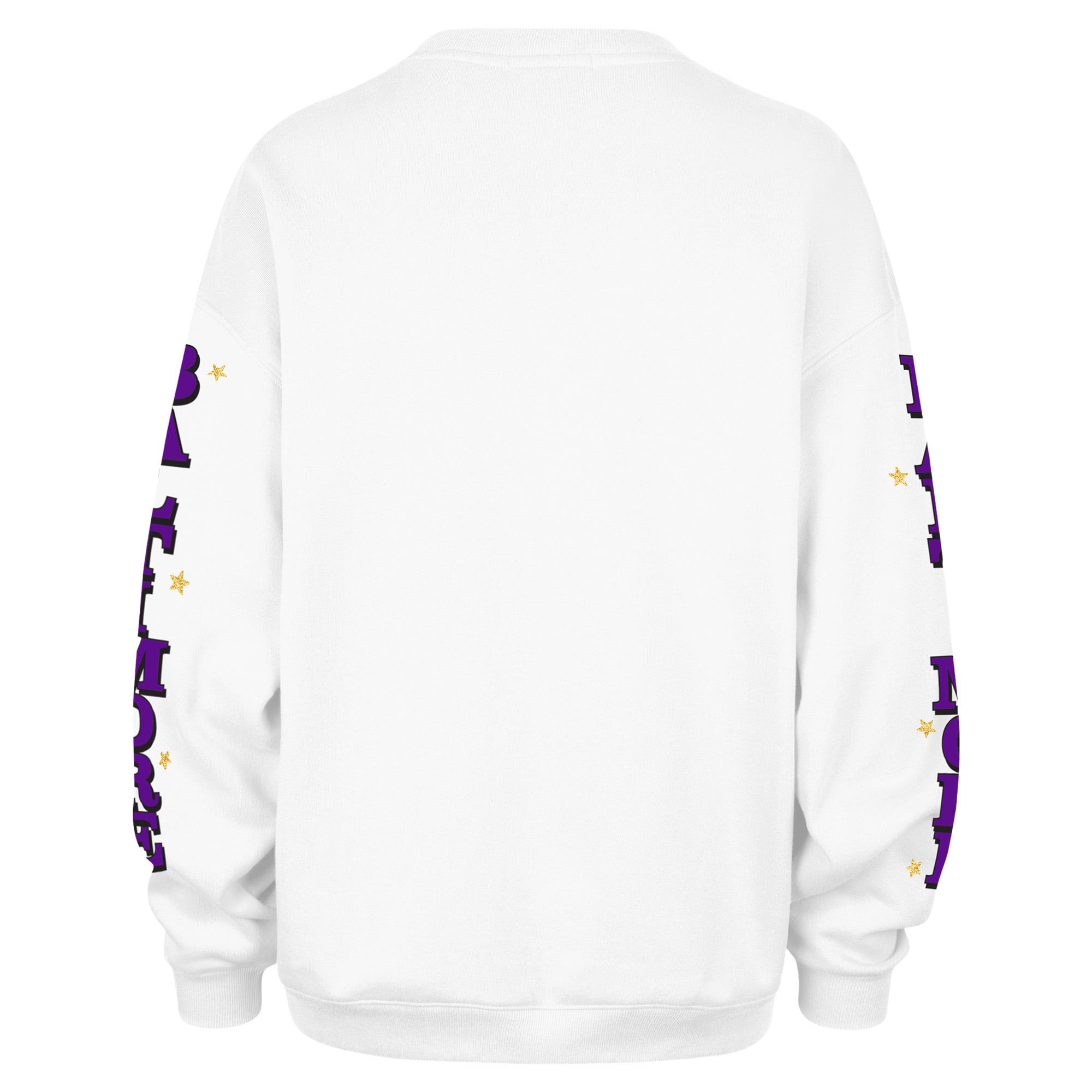 Sweat-shirt polaire oversize Baltimore Ravens blanc « 47 » pour femme