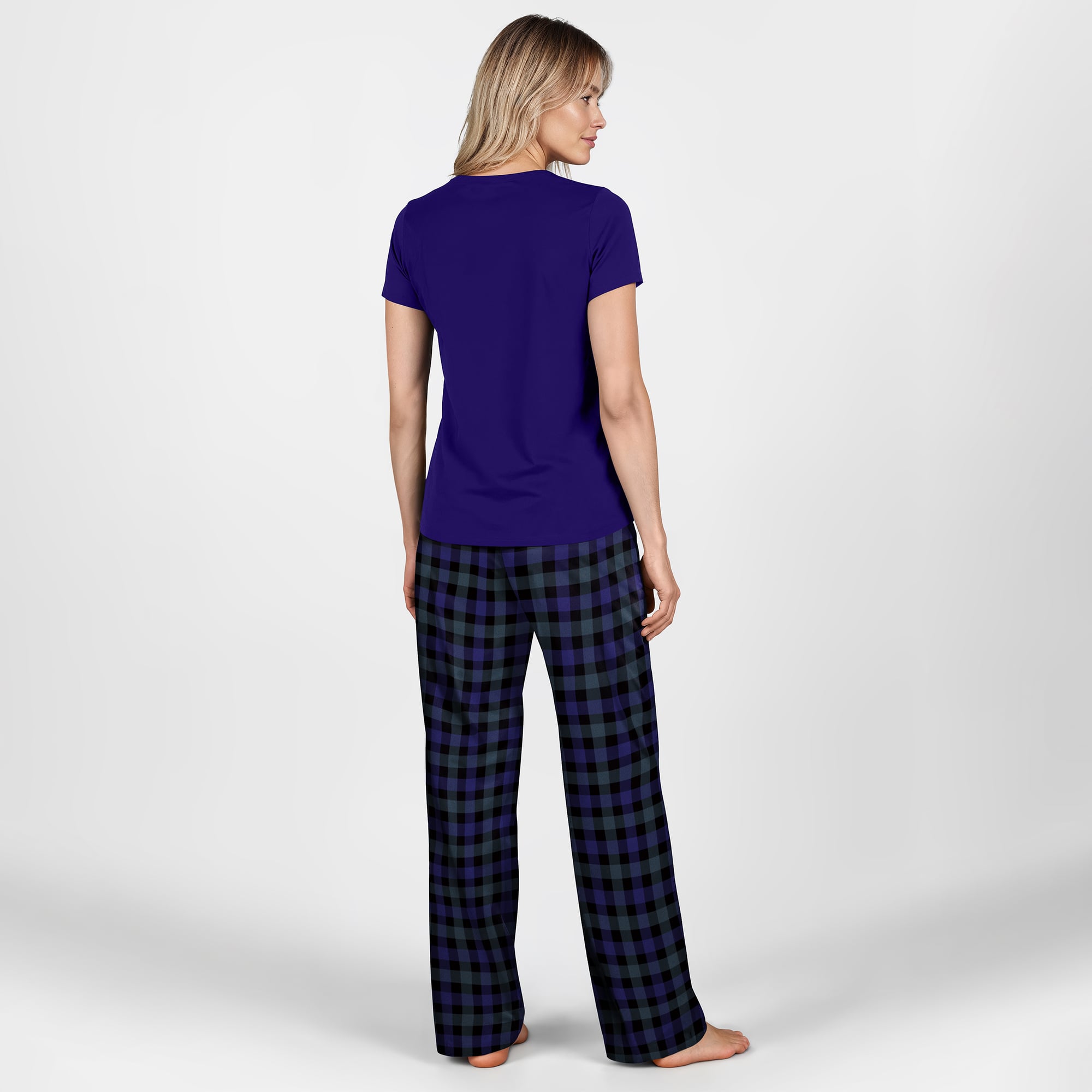 Women's Concepts Sport Purple Baltimore Ravens Highland Sleep Set