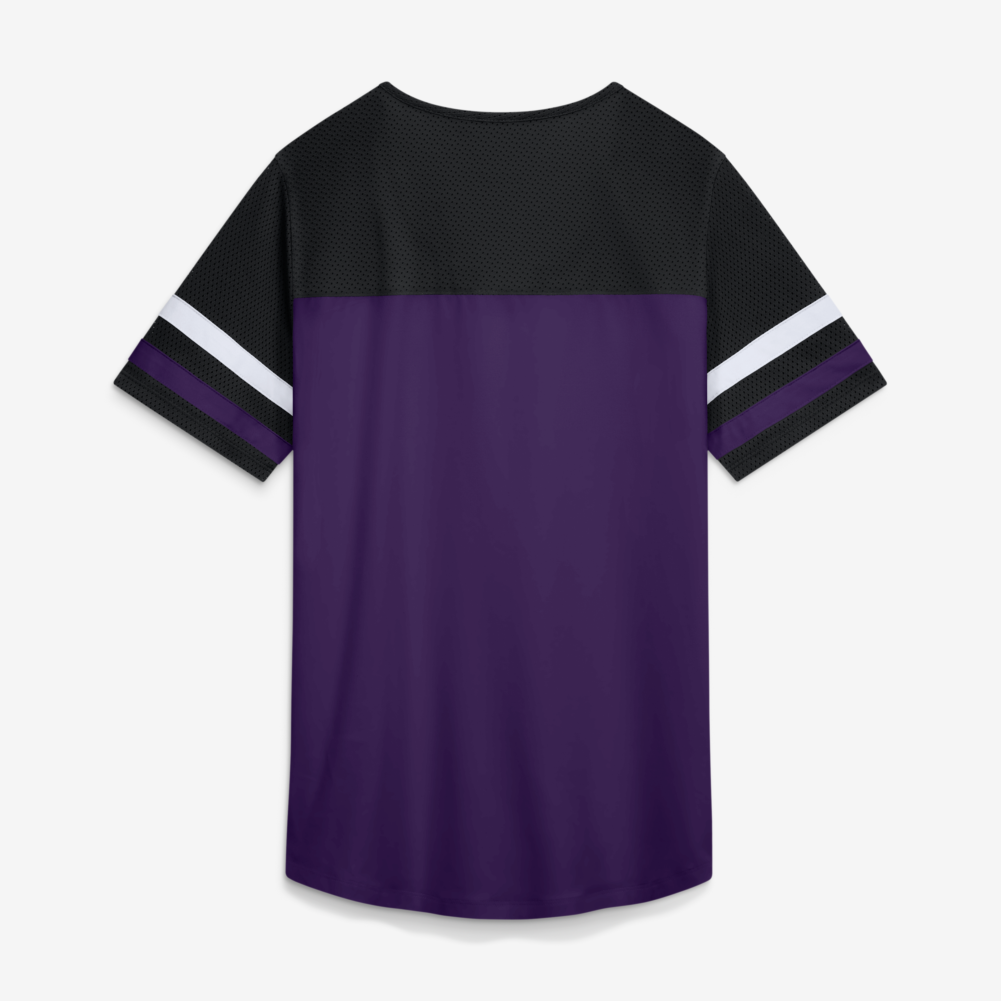 Women's Fanatics Purple Baltimore Ravens Curl Route Athena Lace-Up T-Shirt