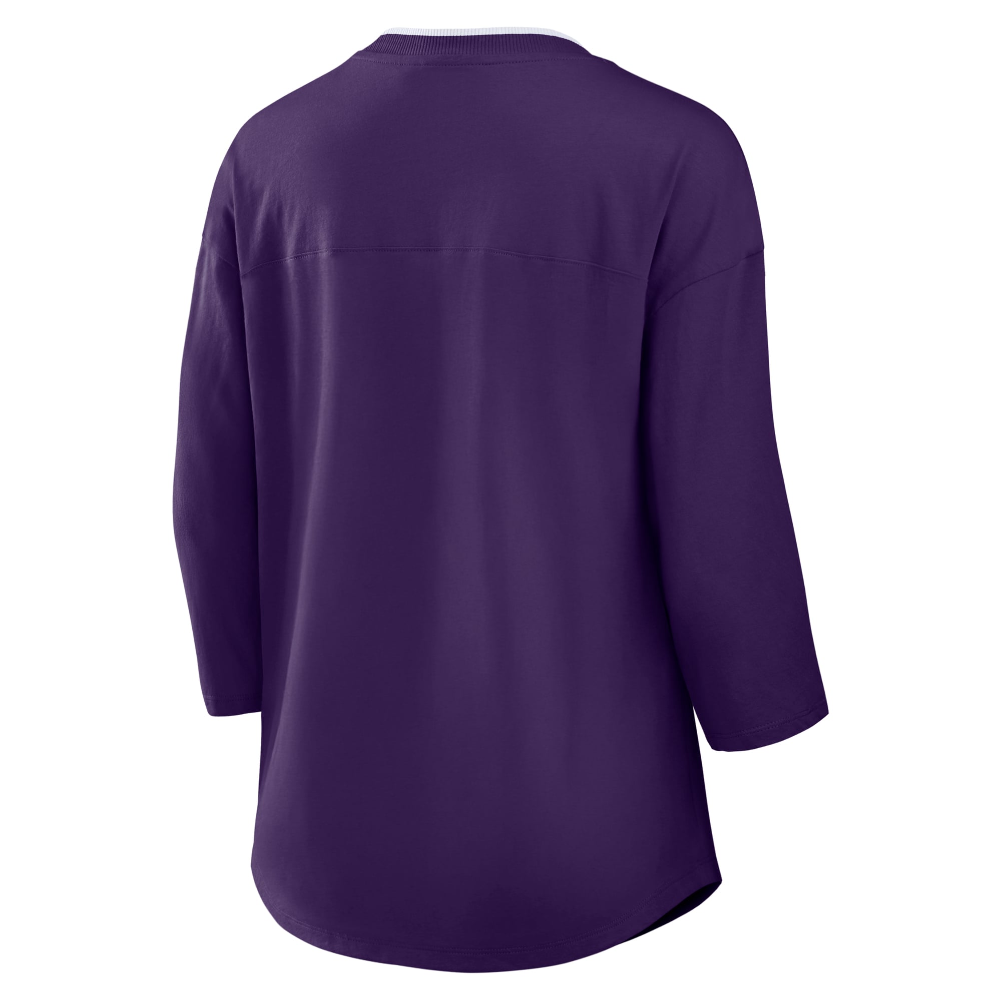 Women's Fanatics Purple Baltimore Ravens Plus Deceptive Juke 3/4-Sleeve V-Neck T-Shirt