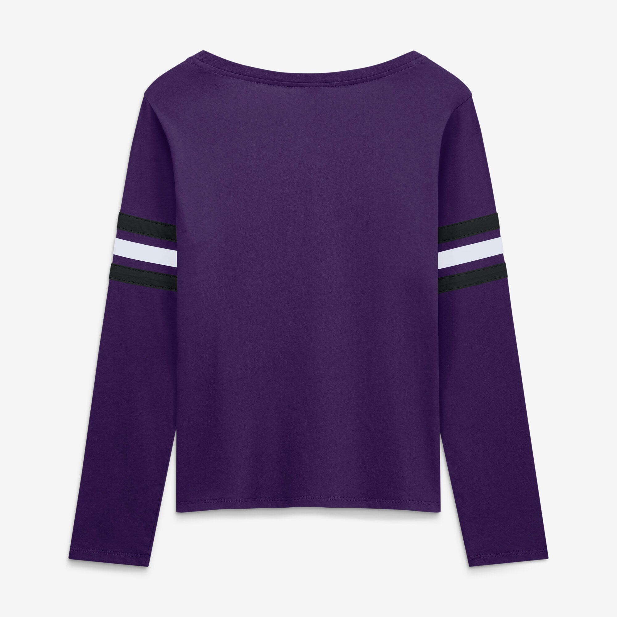 T-shirt à manches longues lacets Fanatics Purple Baltimore Ravens pour femmes
