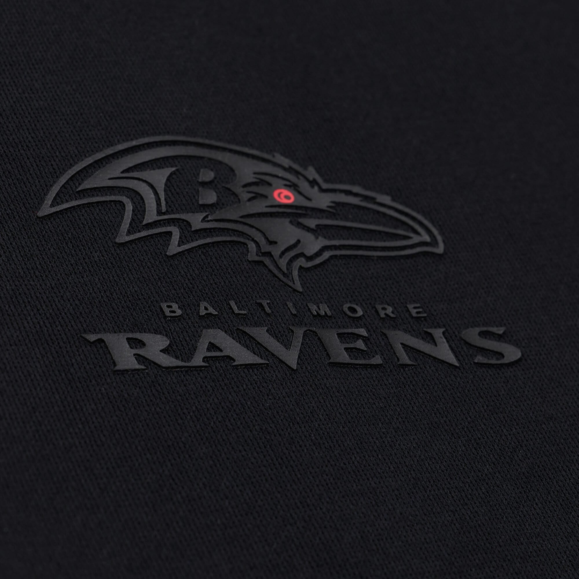 Sweat-shirt en polaire Mitchell & Ness Core Essentials Micro Logo Noir Baltimore Ravens pour femme