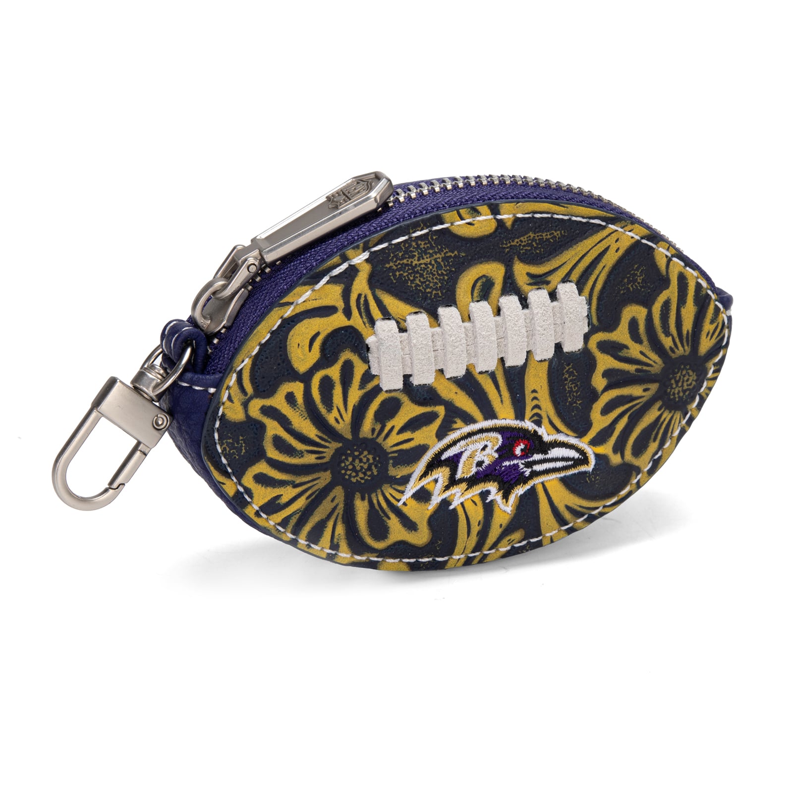 Porte-clés de sac pour femme Montana West Baltimore Ravens Football