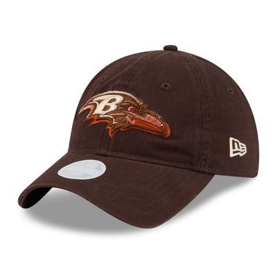 Baltimore Ravens New Era Women's Pumpkin Spice 9TWENTY Adjustable Hat - Brown