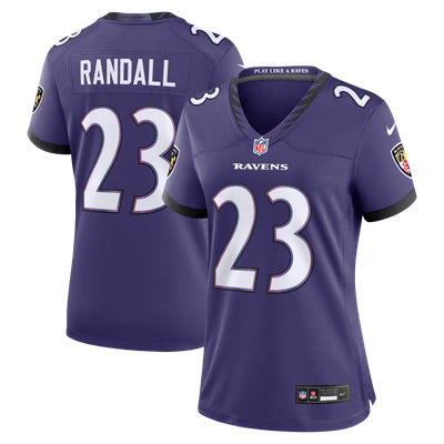 Adam Randall Baltimore Ravens Nike Women's Team Game Jersey - Purple